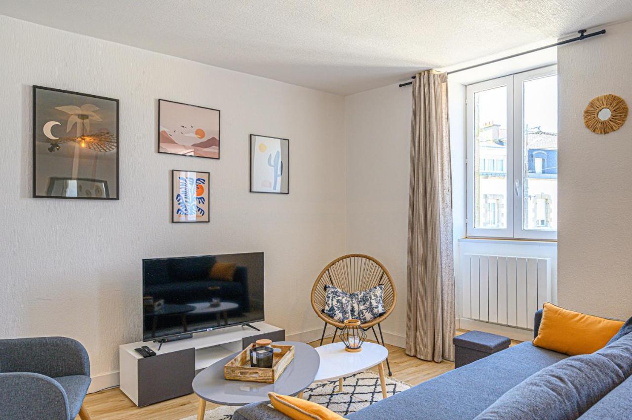 Le Berder - Appartement T3 Centre Ville 萨尔佐 外观 照片